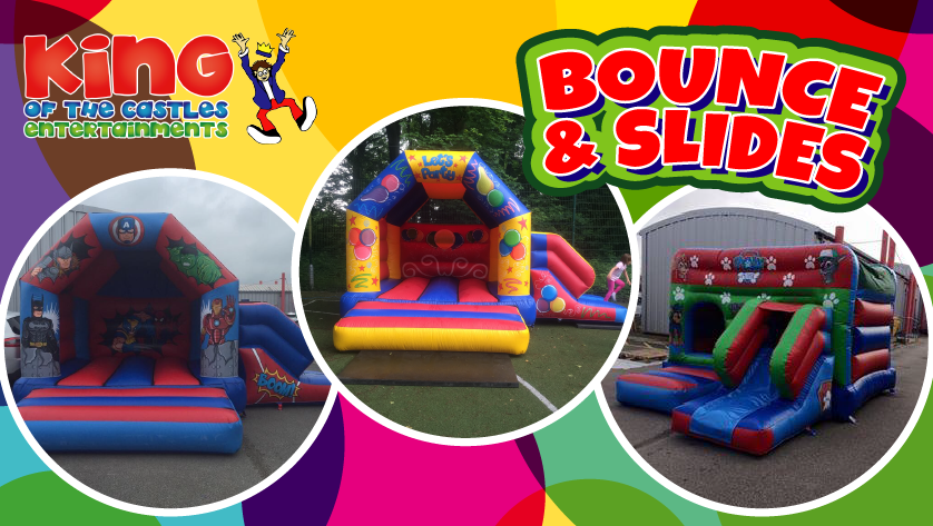 bounce and slide bouncy castle hire